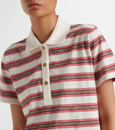 Moncler triped cotton polo shirt | Thumbnail 6
