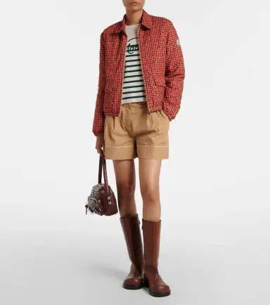 Moncler Embroidered striped virgin wool sweater | Thumbnail 2