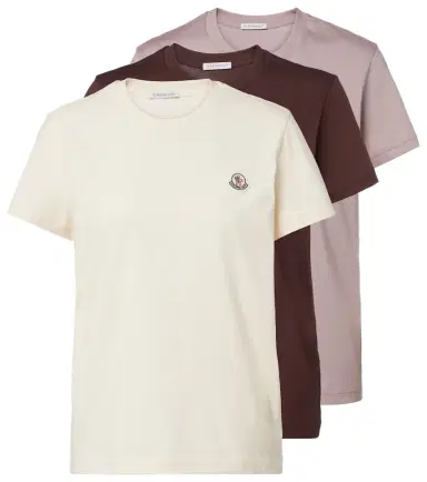 Moncler et of 3 cotton jersey T-shirts | Thumbnail 1