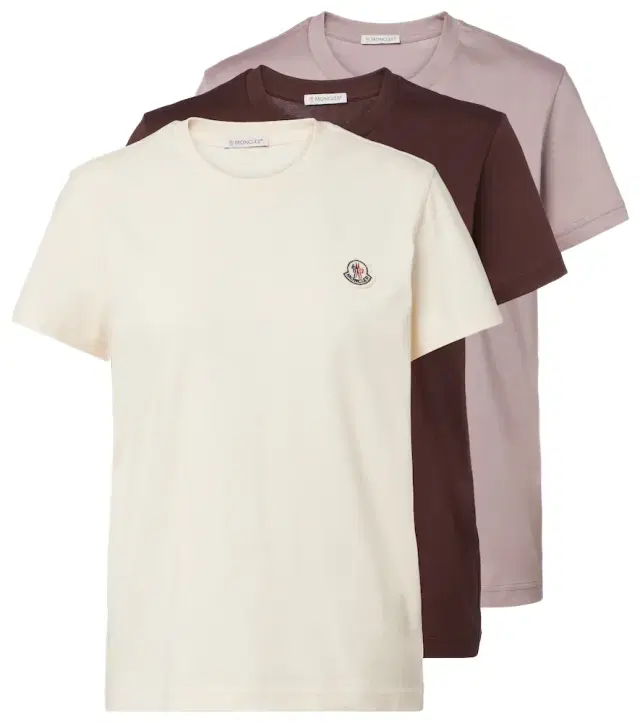et of 3 cotton jersey T-shirts