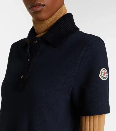 Moncler Cotton piqué polo dress | Thumbnail 5 Moncler Cotton piqué polo dress | Thumbnail 5