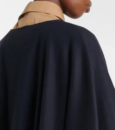 Moncler Belted wool-blend cape | Thumbnail 3 Moncler Belted wool-blend cape | Thumbnail 3