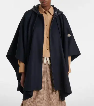 Moncler Belted wool-blend cape | Thumbnail 5 Moncler Belted wool-blend cape | Thumbnail 5