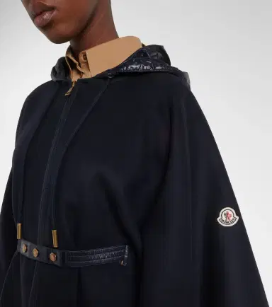 Moncler Belted wool-blend cape | Thumbnail 6 Moncler Belted wool-blend cape | Thumbnail 6