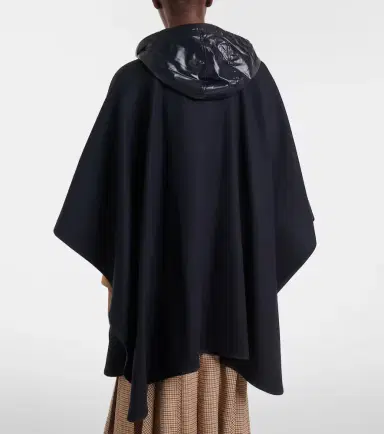 Moncler Belted wool-blend cape | Thumbnail 7 Moncler Belted wool-blend cape | Thumbnail 7