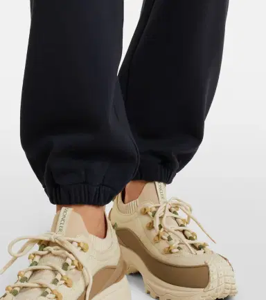 Moncler Cotton-blend sweatpants | Thumbnail 4