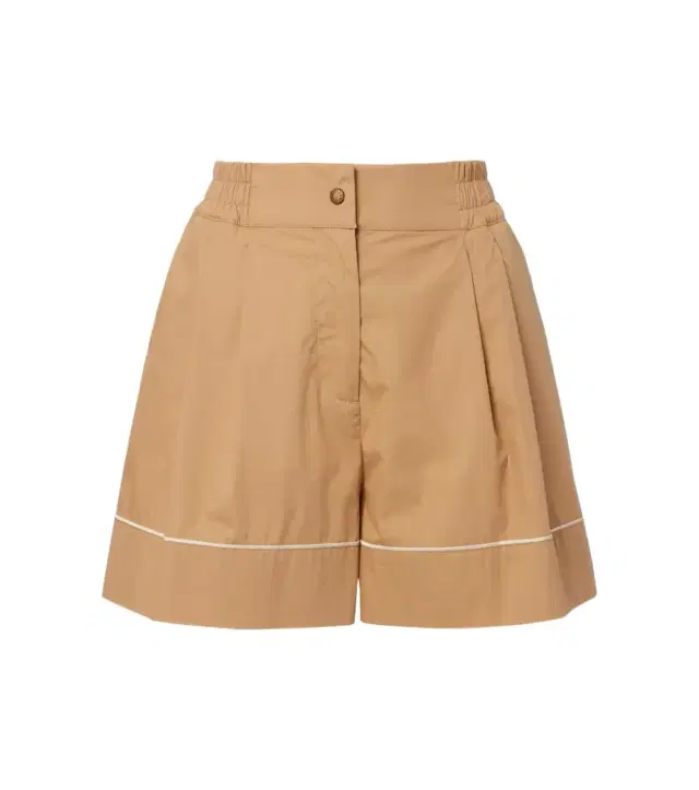 Cotton-blend shorts