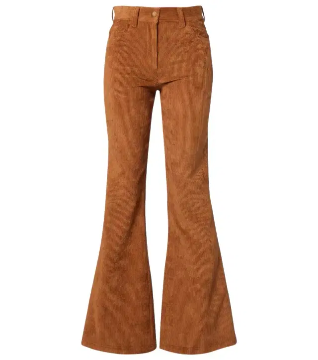 Corduroy flared pants