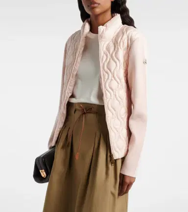 Moncler Down-paneled cotton cardigan | Thumbnail 6 Moncler Down-paneled cotton cardigan | Thumbnail 6