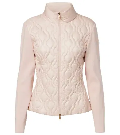 Moncler Down-paneled cotton cardigan | Thumbnail 1 Moncler Down-paneled cotton cardigan | Thumbnail 1