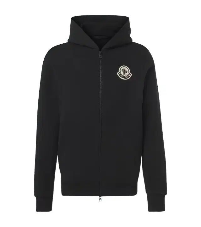 Moncler ogo cotton zip-up hoodie