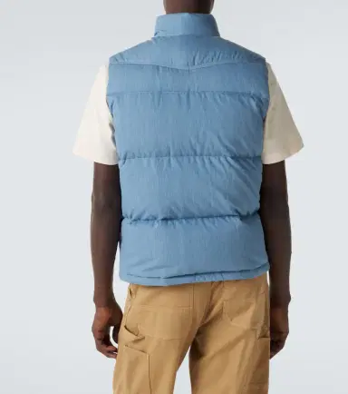Moncler Ervional denim down vest | Thumbnail 2