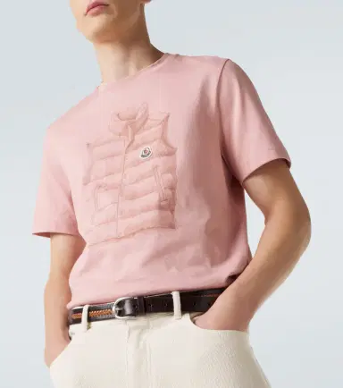 Moncler Printed cotton jersey T-shirt | Thumbnail 5