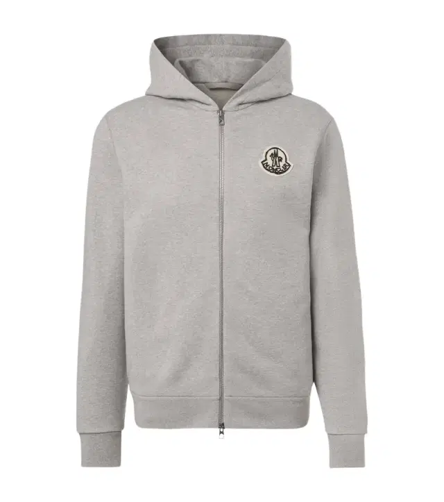 Moncler ogo cotton zip-up hoodie