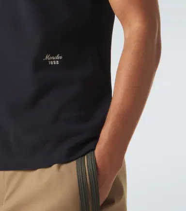Moncler Cotton piqué polo shirt | Thumbnail 5 Moncler Cotton piqué polo shirt | Thumbnail 5