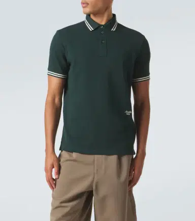 Moncler Cotton piqué polo shirt | Thumbnail 4