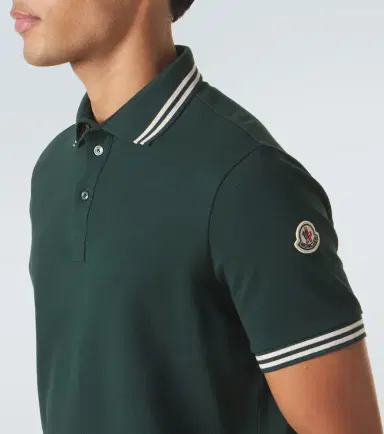 Moncler Cotton piqué polo shirt | Thumbnail 5