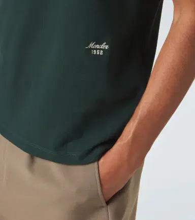 Moncler Cotton piqué polo shirt | Thumbnail 6