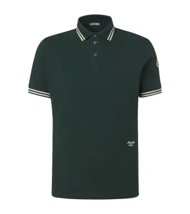 Moncler Cotton piqué polo shirt | Thumbnail 1