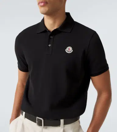 Moncler ogo cotton piqué polo shirt | Thumbnail 4 Moncler ogo cotton piqué polo shirt | Thumbnail 4