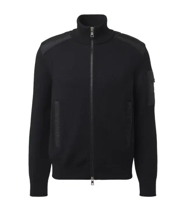 Moncler Tricot down-paneled virgin wool cardigan