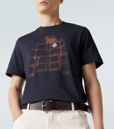 Moncler Printed cotton jersey T-shirt | Thumbnail 3 Moncler Printed cotton jersey T-shirt | Thumbnail 3