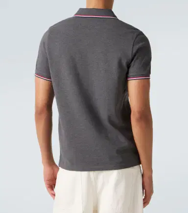 Moncler ogo cotton piqué polo shirt | Thumbnail 3 Moncler ogo cotton piqué polo shirt | Thumbnail 3
