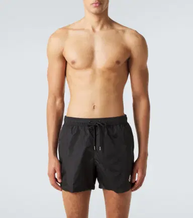 Moncler Logo swim trunks | Thumbnail 4 Moncler Logo swim trunks | Thumbnail 4