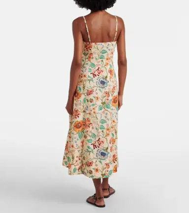 Ulla Johnson Fiora floral cotton midi dress | Thumbnail 4
