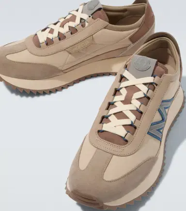 Moncler Pacey2 suede-trimmed sneakers | Thumbnail 3 Moncler Pacey2 suede-trimmed sneakers | Thumbnail 3