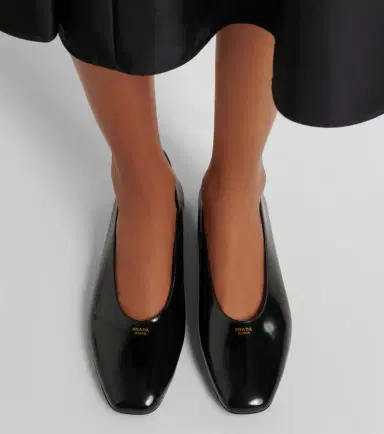 Prada Leather ballet flats | Thumbnail 5