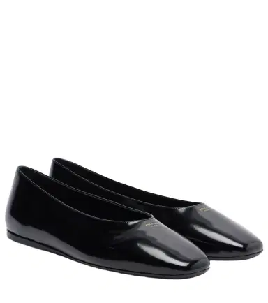 Prada Leather ballet flats | Thumbnail 1