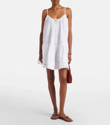 JULIET DUNN Embroidered cotton poplin minidress | Thumbnail 2 JULIET DUNN Embroidered cotton poplin minidress | Thumbnail 2