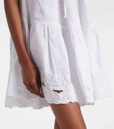 JULIET DUNN Embroidered cotton poplin minidress | Thumbnail 3 JULIET DUNN Embroidered cotton poplin minidress | Thumbnail 3