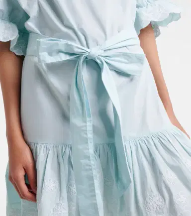 JULIET DUNN Embroidered cotton poplin minidress | Thumbnail 3 JULIET DUNN Embroidered cotton poplin minidress | Thumbnail 3