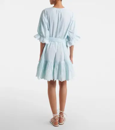 JULIET DUNN Embroidered cotton poplin minidress | Thumbnail 5 JULIET DUNN Embroidered cotton poplin minidress | Thumbnail 5