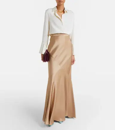 Max Mara Satin maxi skirt | Thumbnail 3