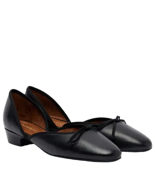24/7 leather ballet flats