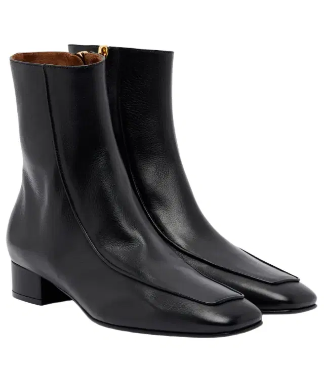 Shadow Ban leather ankle boots