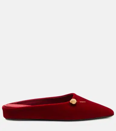 Herbert Levine Sleep On It velvet mules | Thumbnail 4