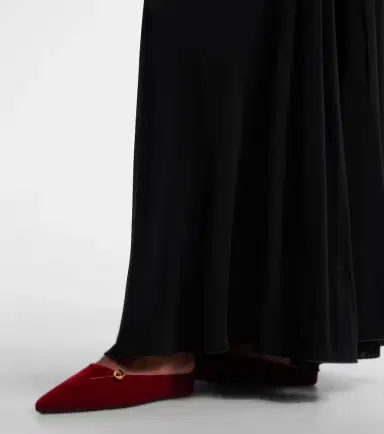 Herbert Levine Sleep On It velvet mules | Thumbnail 5