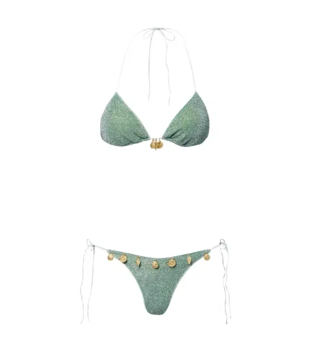 Oseree Oséree Lumière embellished bikini