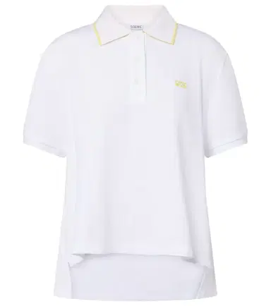 Loewe Double L cotton piqué polo shirt | Thumbnail 1