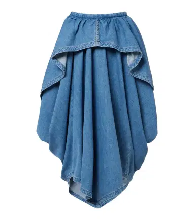 Loewe Asymmetrical denim midi skirt | Thumbnail 1