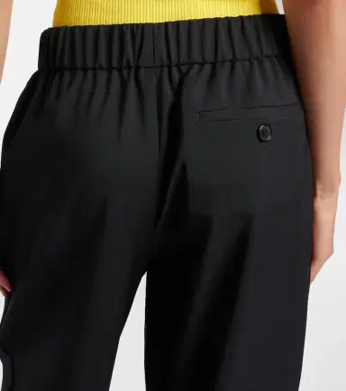 Loewe Logo wool mid-rise straight pants | Thumbnail 2