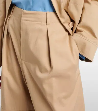 Loewe Cotton cropped barrel-leg pants | Thumbnail 3
