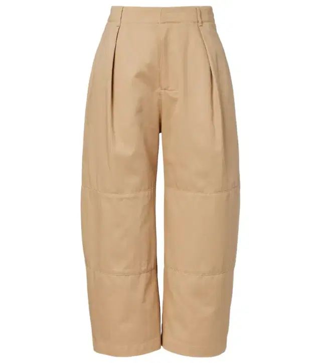 Loewe Cotton cropped barrel-leg pants