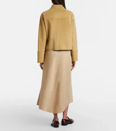 Loewe Asymmetric cotton midi skirt | Thumbnail 5 Loewe Asymmetric cotton midi skirt | Thumbnail 5