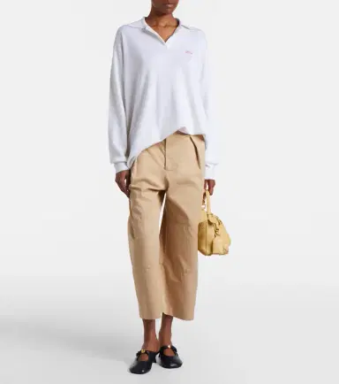 Loewe Double L cashmere blend polo sweater | Thumbnail 2