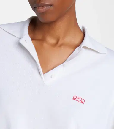 Loewe Double L cashmere blend polo sweater | Thumbnail 3